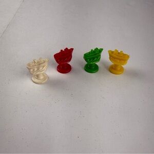 Vintage Lost Treasure Board Game 4 Boat Player Pieces Ships ONLY